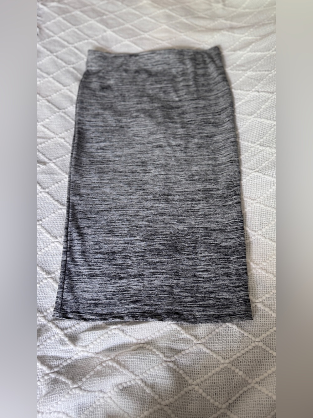 Zara Marled Gray Pencil Skirt